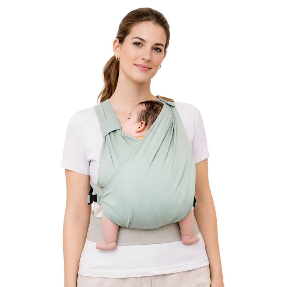 FULAR MOCHILA ERGONOMICA EVOLUTIVA - VERDE APEGO