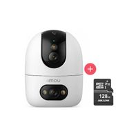 Cámara seguridad WiFi Interior IMOU Ranger Dual 10MP + Micro SD 128GB Doble Lente y Movimiento Pan/T