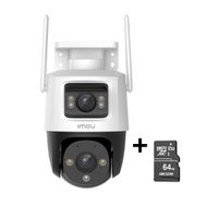Cámara seguridad IMOU Cruiser Dual 5MP + 5MP + Micro SD 64GB 360° Externa Full color