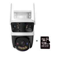 Cámara seguridad IMOU Cruiser Triple Lente 11MP + SD128 GB Lente FIjo y PT Exterior