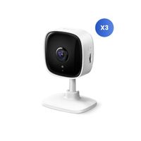 Kit de 3 Cámara de seguridad Tapo C110 2K 3MP WIFI para interiores  - Tp-Link