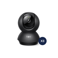 Kit de 3 Cámara de seguridad Tapo C201 Full HD Interior Vision Nocturna 360°