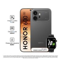 Celular Honor 600 8GB + 512GB Black + Choice Watch 2i