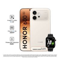 Celular Honor 600 8GB + 512GB Golden + Choice Watch 2i