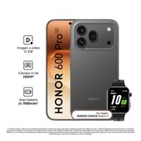 Celular Honor 600 Pro 12GB + 512GB Black + Choice Watch 2i