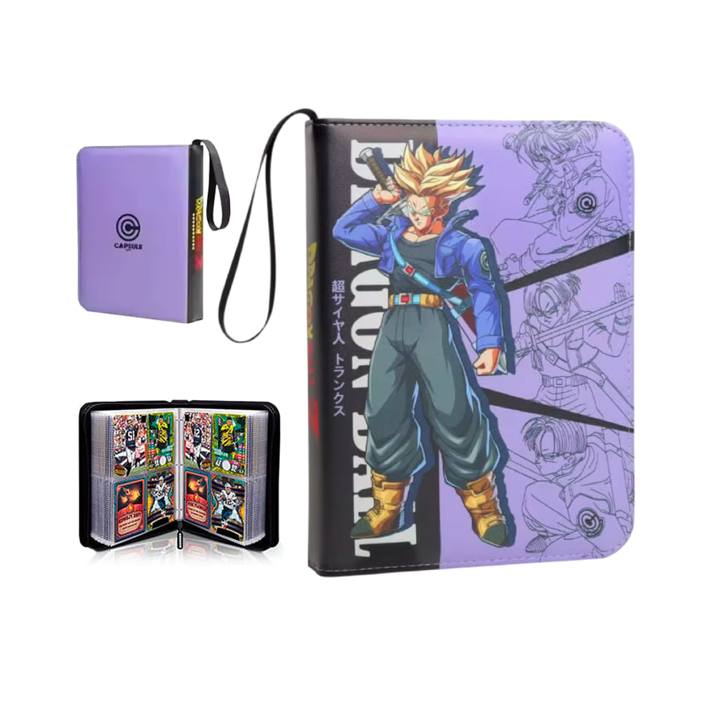 Dragon Ball Folder 4 Pocket 400 Cartas Trunks