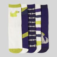 Pack X5 Medias Altas Para Niño Circus