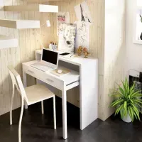 Escritorio Extensible Juvenil Blanco
