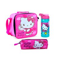 Lonchera Hello Kitty termica+Tomatodo+Cartuch tela Scool 805720