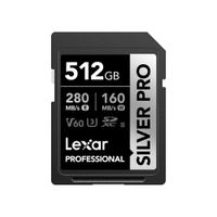 Memoria SD Lexar Professional 512GB - R:280mb - W:160mb SILVER PRO