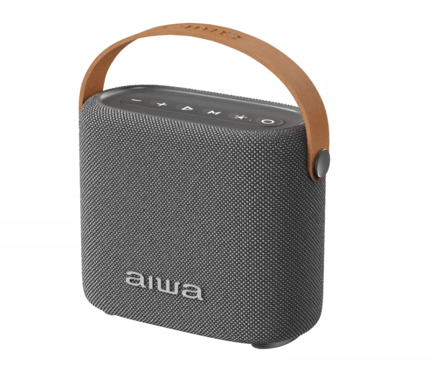 Parlante Portátil Aiwa AWS70BTGC Bluetooth Gris 14W PMPO