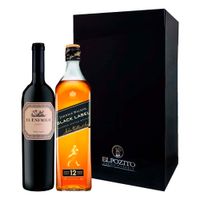 PACK VINO EL ENEMIGO MALBEC 750ML + WHISKY JOHNNIE WALKER BLACK LABEL 750ML