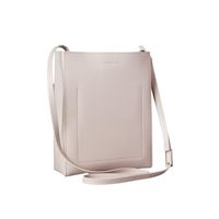 Cartera Crossbody de Cuero Calvin Klein Paper Bag - Lilac