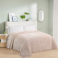 Frazada Oi26 Bubble Ivory 2 Plazas