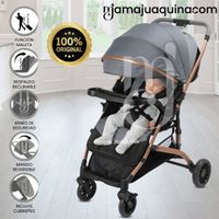 Coche Maleta de Paseo «DASHI» Mango Reversible Gris