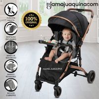 Coche Maleta de Paseo «DASHI» Mango Reversible Negro