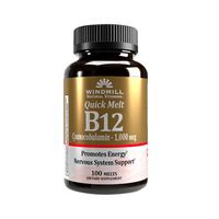 Vitamina B12 1000mg 100 tabletas - Windmill