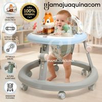 Andador con Tablero Didáctico «NUTTY II» Edición Especial Gris