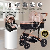 Coche Moisés Travel System «MADYN ULTRA» con Portabebé Beige