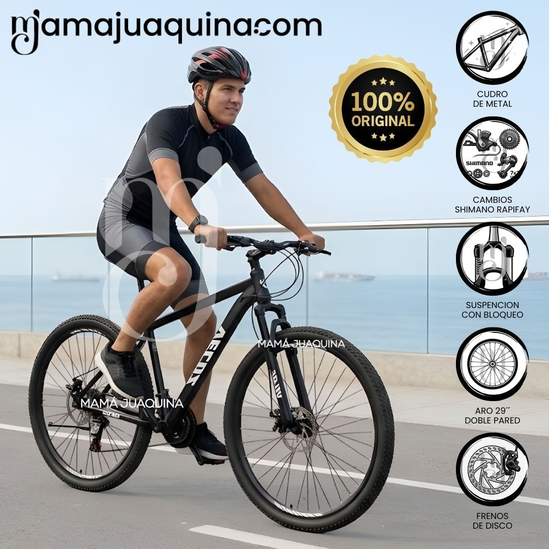 Bicicleta Deportiva Aro 29 «LANDER SPEED» Edición Exclusiva Negro