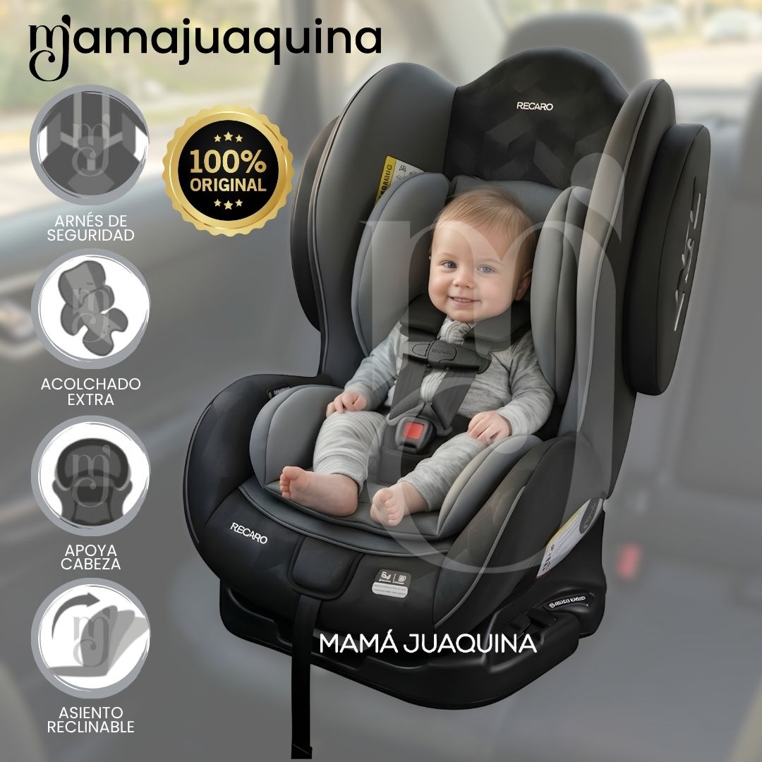 Silla de Auto para bebés «BENSON» Gris Claro