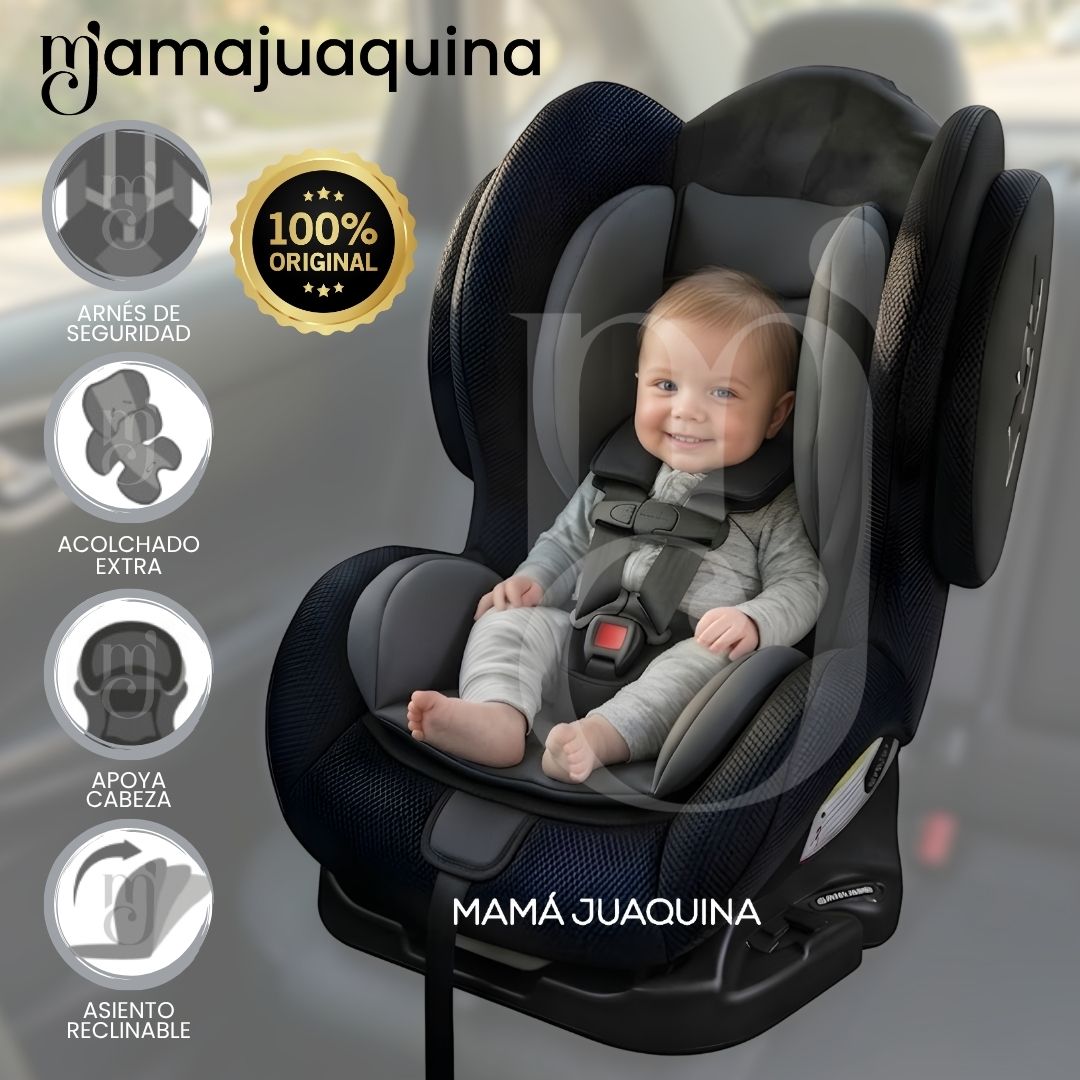 Silla de Auto para bebés «BENSON» Gris Oscuro