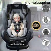 Silla de Auto para bebés «BERNY» Giratoria 360° Gris Claro