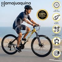 Bicicleta Montañera Deportiva Aro 29 «VELOZ HYDRAX» Amarillo