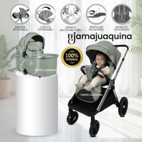 Coche Moisés Travel System «TAURO DUO» con Sistema Adaptable Verde