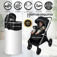 Coche Moisés Travel System «TAURO DUO» con Sistema Adaptable Negro