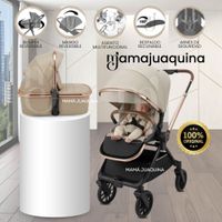 Coche Moisés Travel System «HELEN DUO» con Sistema Adaptable Beige