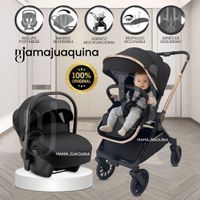 Coche Moisés Travel System «HELEN MIX» con Porta Bebé Negro