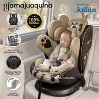 Silla de Auto para bebés Kidilo «COCO» Giratoria 360° Beige