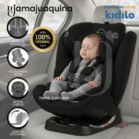 Silla de Auto para bebés Kidilo «MOSHI» Edición Limitada Negro