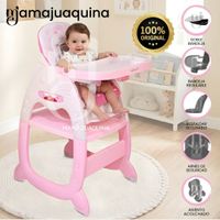 Silla de Comer de Lujo «FIRST KITTY» Edición Exclusiva Rosado