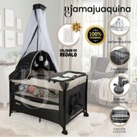 Cuna Colecho de Lujo «LAYA» Edición Limitada con Colchón Beige