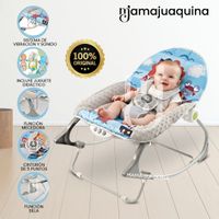 Silla Mecedora «NARAN» con Juguete Didácticos Celeste