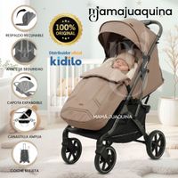 Coche Maleta de Paseo Kidilo «INDIGO» Colección Exclusiva Beige