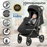 Coche Maleta de Paseo Kidilo «INDIGO» Colección Exclusiva Negro