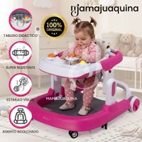 Andador con Tablero Didáctico «HANZEL» Edición Exclusiva Rosado