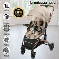 Coche Maleta de Paseo «DASHI» Mango Reversible Beige