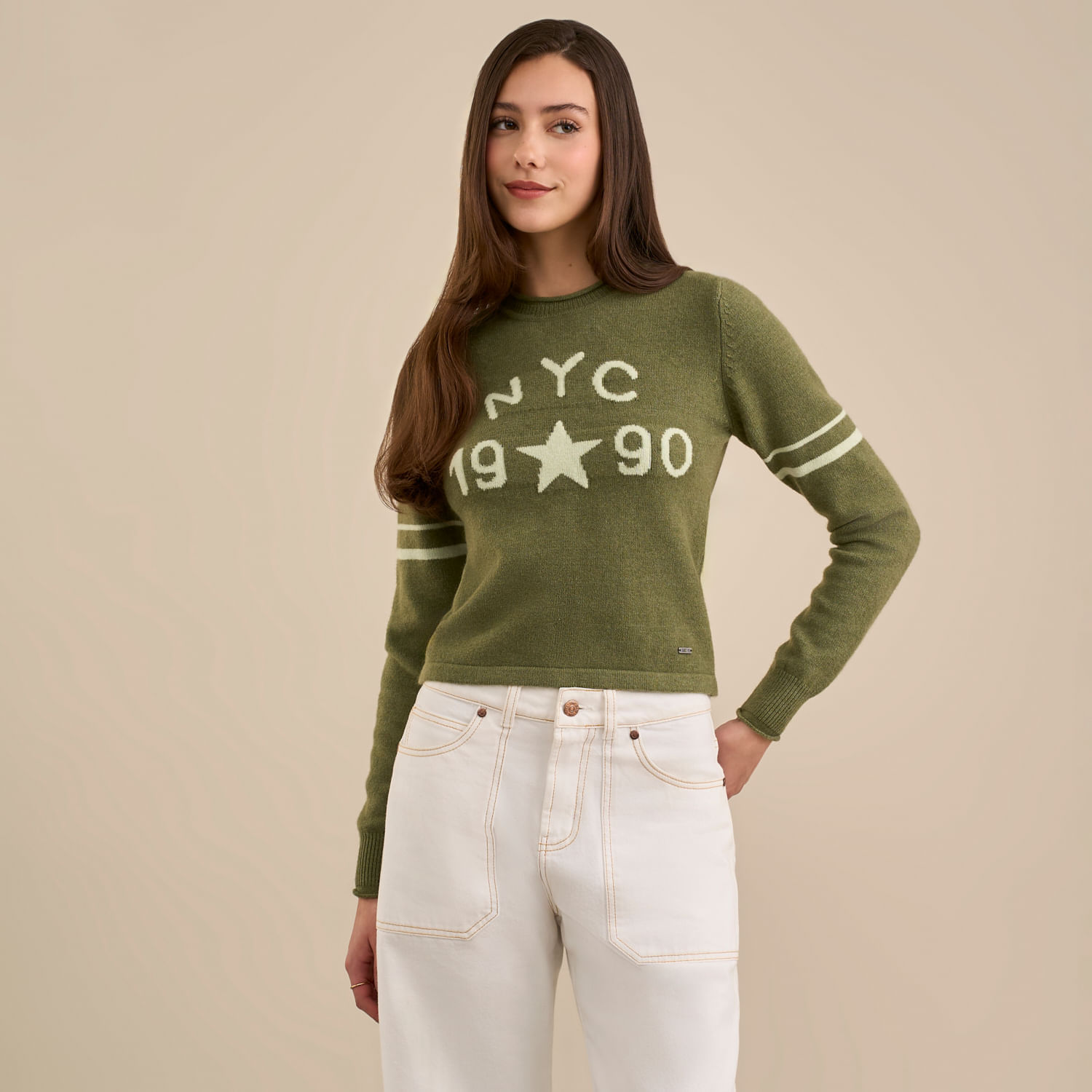 Chompa Mujer Nylon Amc