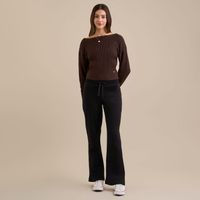 Pantalón De Buzo Mujer Recto Amc