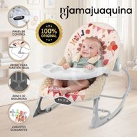 Silla Mecedora «NARAN» con Juguete Didácticos Beige