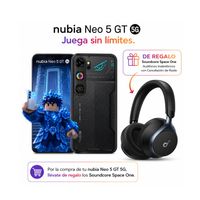 Smartphone ZTE Nubia Neo 5 GT (8+12)GB+256GB 5G Negro + Gift