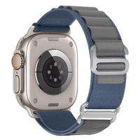 Correa Alpine Loop G-Hook Para Apple Watch Color Azul Gris
