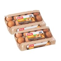 Pack Huevos de Gallina BELL'S Pardos Bandeja 15un x 2un