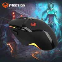 Mouse Gamer 8D RGB Meetion MT-G3325 5000 DPI 8 Botones Ergonómico Profesional Cable 1.8 m