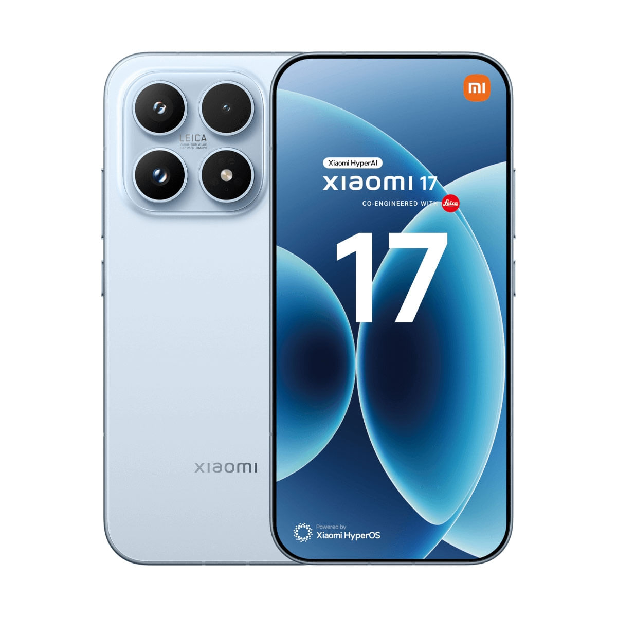 XIAOMI 17 5G 12GB RAM 512GB ROM - ICE BLUE CON MICA HIDROGEL REGISTRADO