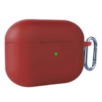 CASE FUNDA DE SILICONA PARA AIRPODS PRO 3 GENERACION 2025 GUINDA